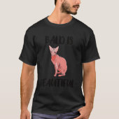 T-shirt Beau Sphynx Chat propriétaire Sphynx (Devant)