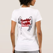 T-shirt Beau Trichster par HelpMe2Stop.org (Dos)
