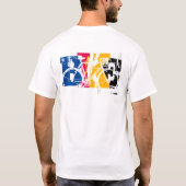 T-shirt beau vélo. vélo. à vélo (Dos)