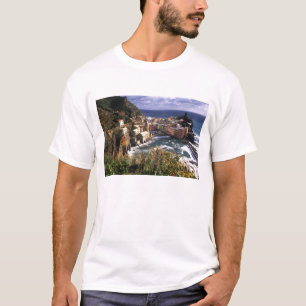 T-shirt Beau village de Vernazza dans les Cinque