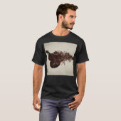 T-shirt Beau violon avec motifs musicaux (Devant entier)
