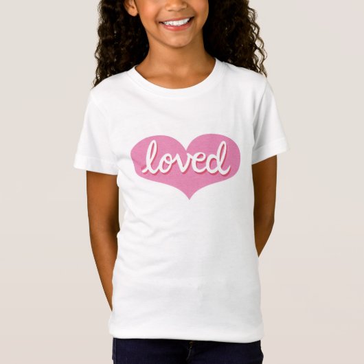 T-Shirt Beaucoup aimé - Filles ajustées (Devant)