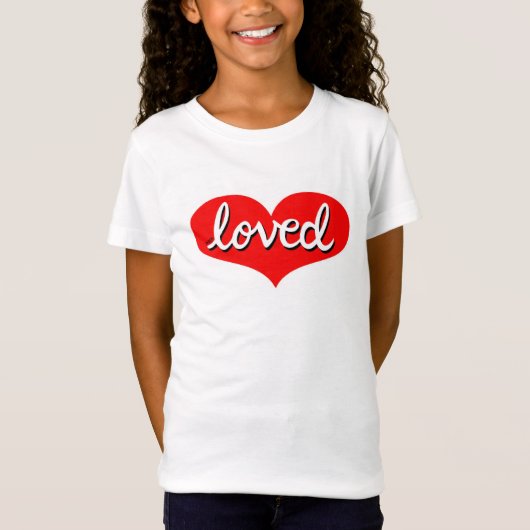 T-Shirt Beaucoup aimé - Filles ajustées (Devant)