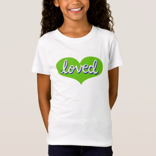 T-Shirt Beaucoup aimé - Filles ajustées (Devant)
