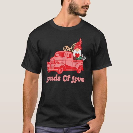 T-shirt Beaucoup D'Amour Gnome Funny Valentines Coeurs De  (Devant)