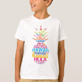 T-shirt Beaucoup d'ananas hawaïen (Devant)