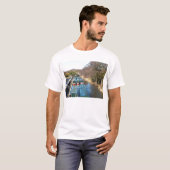 T-shirt Beaucoup de bateaux de canal (Devant entier)