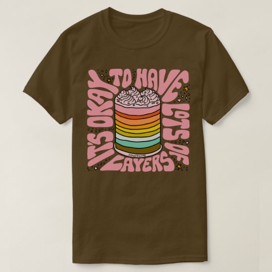 T-shirt Beaucoup de calques (Design devant)