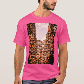 T-shirt Beaucoup de maisons dans un cadre