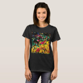 T-shirt Beaucoup de poissons (Devant entier)