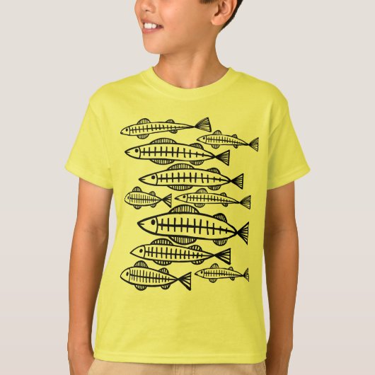 T-shirt Beaucoup de poissons (Devant)