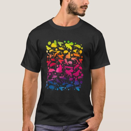 T-shirt Beaucoup D'Insectes De Bugs (Devant)