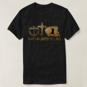 T-shirt Beaucoup Peuvent Arriver En 3 Jours Jésus Pâques C (Design devant)