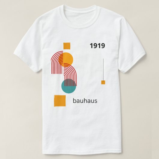 T-SHIRT BEAUTÉ BAUHAUS (Design devant)