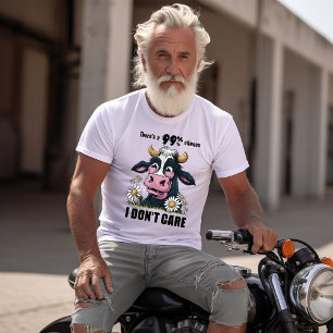 T-shirt Beauté bovine monochrome avec nez rose
