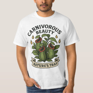 T-shirt Beauté Carnivore Piège de la Nature Plante à Gobel