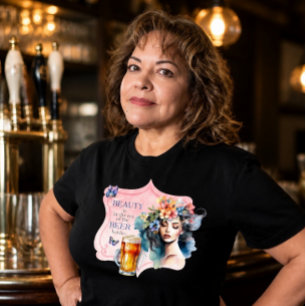 T-shirt Beauté dans l'oeil de la Vintage-dame du détenteur