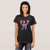 T-shirt Beauté de l'aile de chaume (Devant entier)