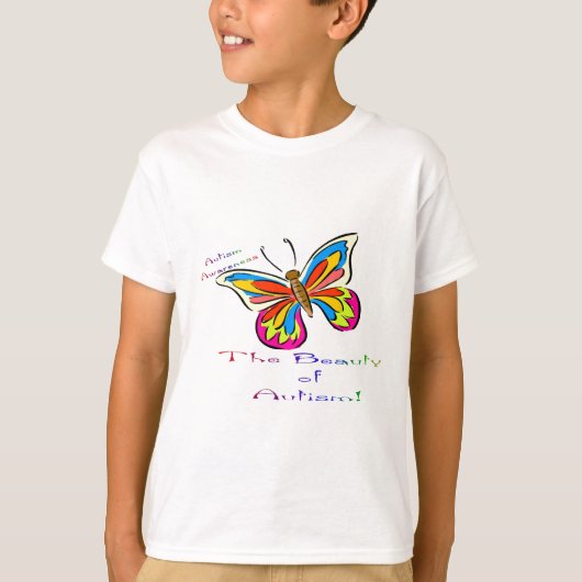 T-shirt beauté de l'autisme (Devant)