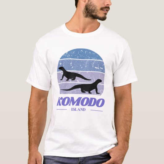 T-shirt beauté de l'île de Komodo (Devant)