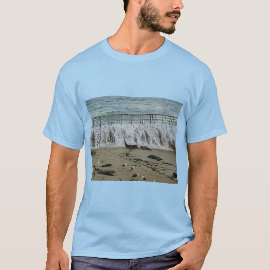 T-shirt Beauté de plage (Devant)