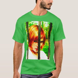 T-shirt Beauté derrière les barres filtre couleur