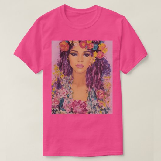 T-shirt Beauté des fleurs (Design devant)