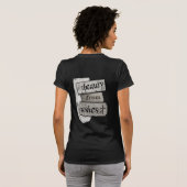 T-shirt Beauté des notes chrétiennes de journal de cendres (Dos entier)