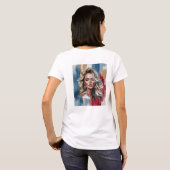 T-shirt "Beauté dorée" (Dos entier)