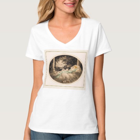 T-shirt Beauté dormante par Louis Icart (Devant)