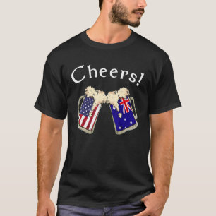 T-shirt Beauté Drapeau Américaine Patriot Australien Austr