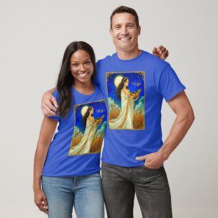 T-shirt Beauté du zodiaque Vierge sous un ciel nocturne
