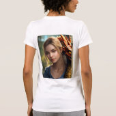 T-shirt **"Beauté radieuse : Tee femme habilitée"** (Dos)