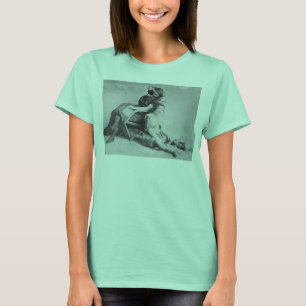 T-shirt Beautés de bain - Robe de plage du début du siècle