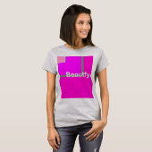 T-shirt Beautfy femmes gris (Devant entier)