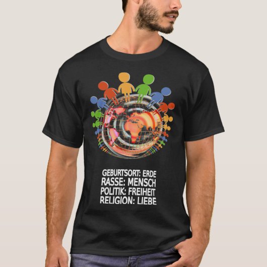 T-shirt Beautiful against racism (Devant)