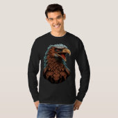 T-shirt Beautiful Bald Eagle Bird Animal (Devant entier)