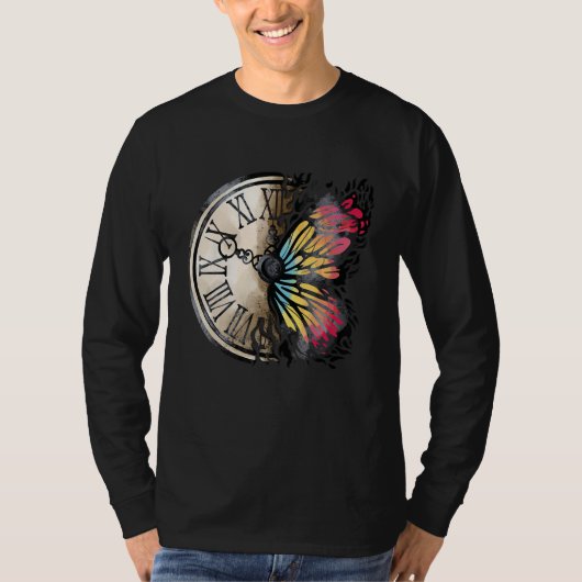 T-shirt Beautiful Butterfly Time Mothers Day Graphic (Devant)