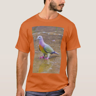 T-shirt beautiful colorful cool pigeon 2
