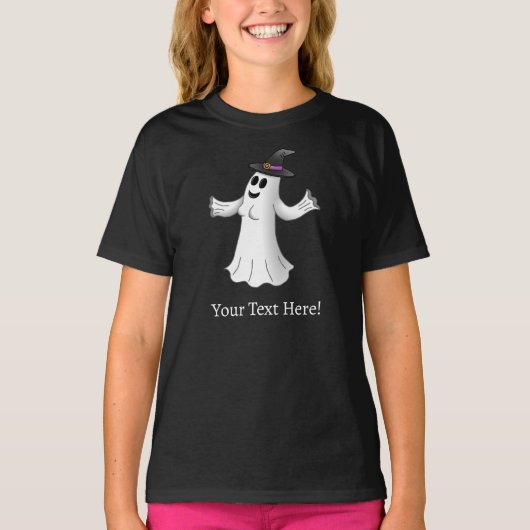 T-shirt Beautiful Halloween Ghost (Devant)