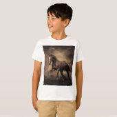 T-shirt Beautiful horse throw pillow (Devant entier)