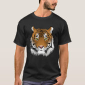 T-shirt Beautiful Tiger Face (Devant)