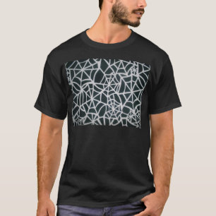 T-shirt Beautiful Zebra Web of Black and White Stripes.