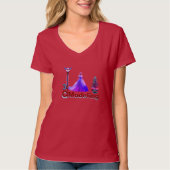 T-shirt Beauty Cinderella 3D Modeling - (Devant)