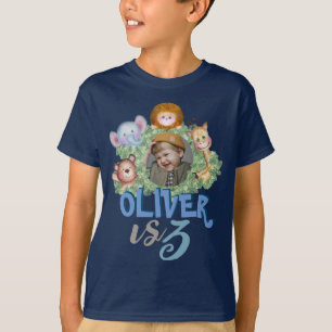 T-shirt Beaux animaux photo thème du cadre
