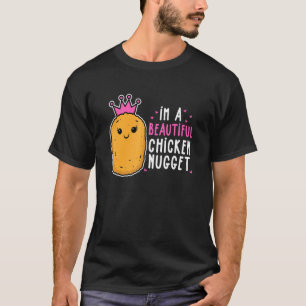T-shirt Beaux Chicken Nuggets Femmes Hommes Enfants