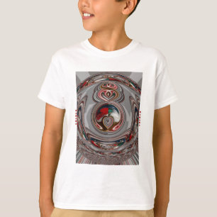 T-shirt Beaux Coeurs de Noël Fêtes Couleurs de saison