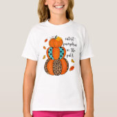 T-shirt Beaux enfants citrouilles (Devant)