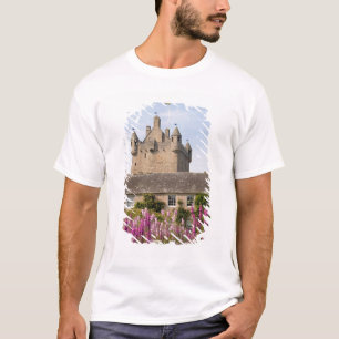 T-shirt Beaux jardins et château célèbre en Écosse 2