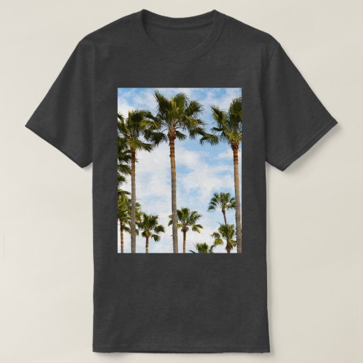 T-shirt Beaux palmiers tropicaux (Design devant)